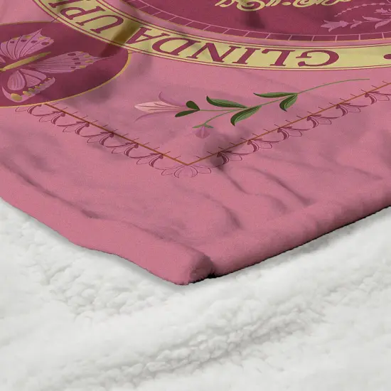 Universal Wicked Silk Touch Sherpa Throw Blanket Glinda Upland {5}
