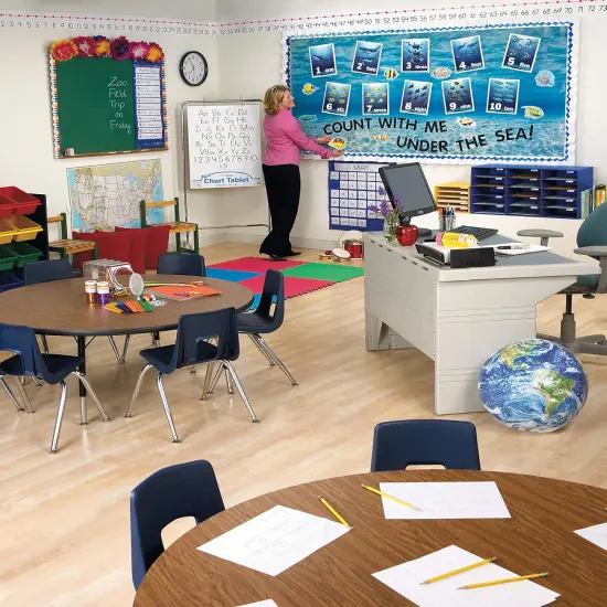 Number Line, -20 to 100, 5-3/4" x 37', 1 Set {3}