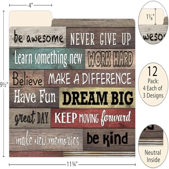 Farmhouse Chic File Folders {4}