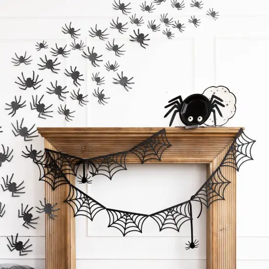 SPIDER WEB BUNTING BANNER {2}