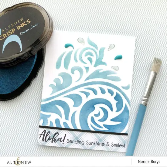 Elegant Swirls Stencil {2}
