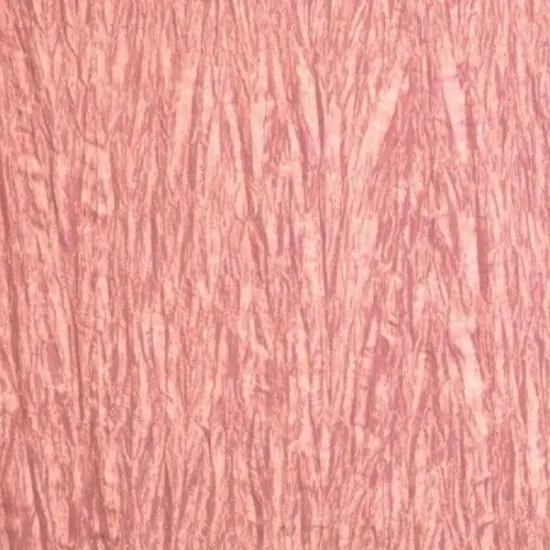 1 Yard Elegant Crease Crushed Taffeta Fabric for Event Decor 54" Width Coral {1}