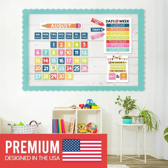Colorful Classroom Calendar Set Bulletin Board Sets For Teachers {2}