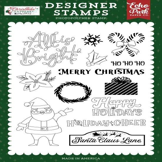 Christmas Express Stamp Set-Hello Santa Claus {1}
