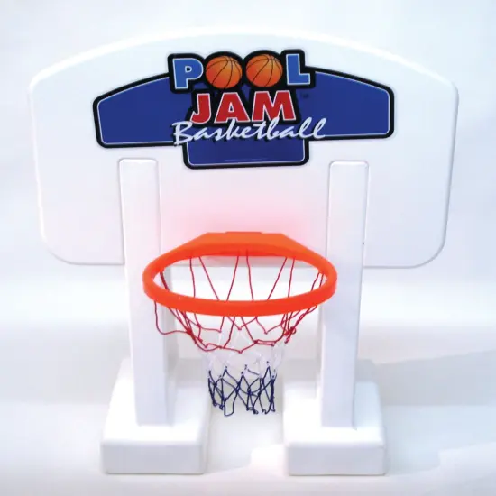 Swim Central Pool Jam Inground Water Basketball Game - 32.5&rdquo; White {4}