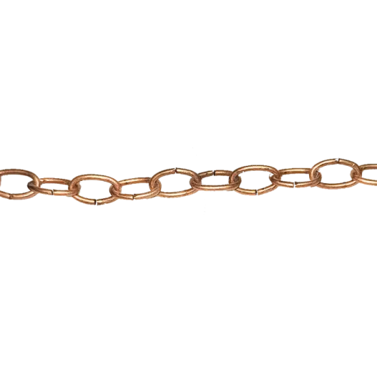 Link Chain Copper 18gge 10' per Unit {1}