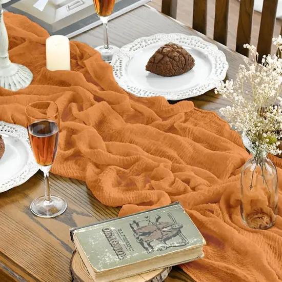 Fall Table Runner Pumpkins Cat Maple Leaf Autumn Harvest Seasonal -13 x 72 Inch {5}