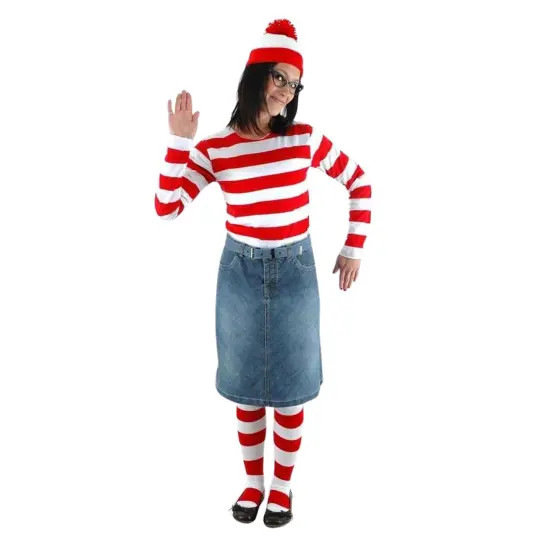 Where's Waldo Wenda Costume Kit Adult {2}