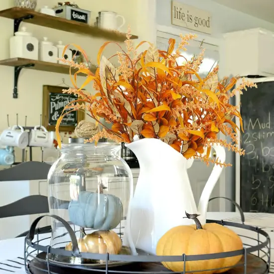 3 Pcs Artificial Fall Flowers Autumn Flowers {5}