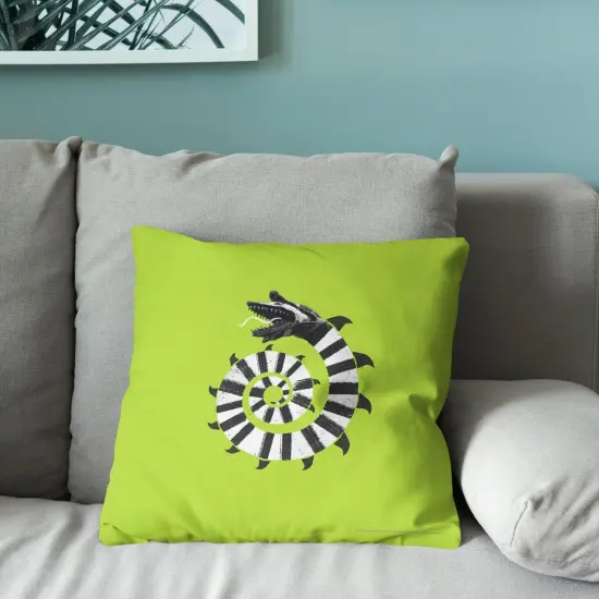 Warner Brothers Beetlejuice 18 Inch Throw Pillow Mind The Sandworms {4}