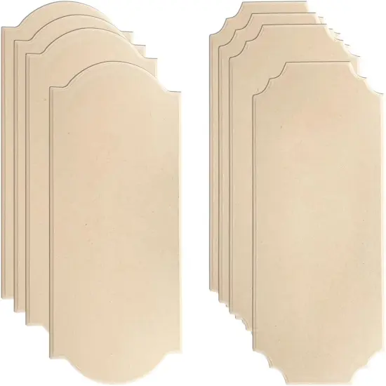 8 Pack Unfinished Wooden Plaques 6"x14"-0.25 Inch {2}