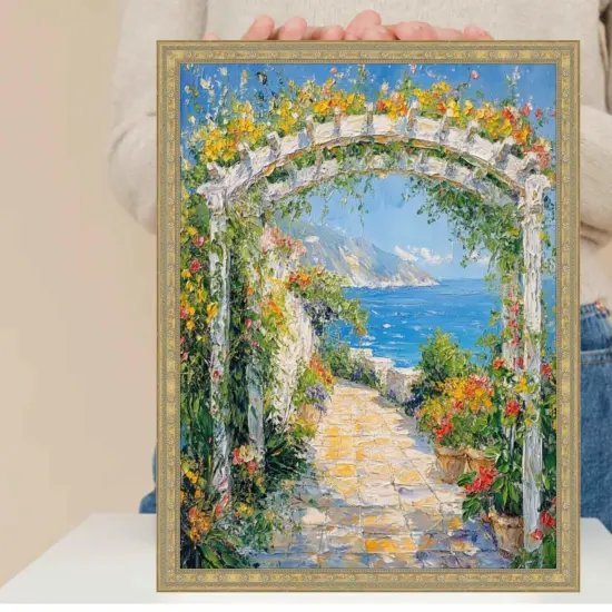 Narrow Gold Stars Picture Frame 14x14 frame {7}