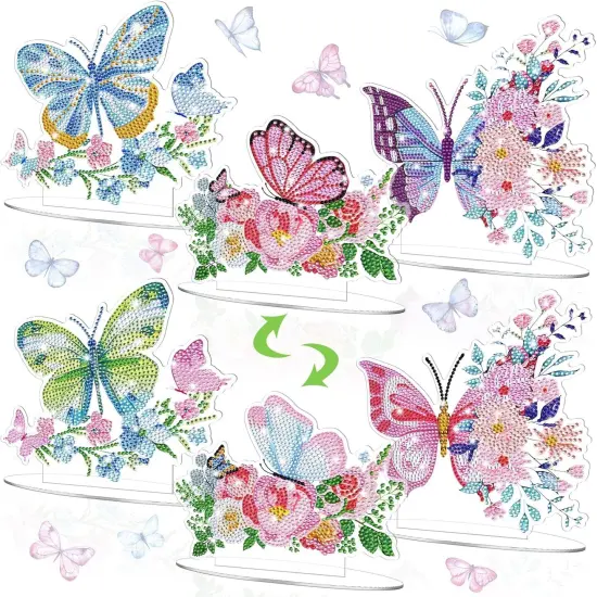 3 Pcs Diamond Painting Butterfly Kits {1}