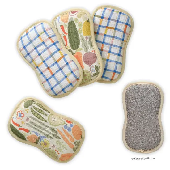 Farm Stand Reusable Scrubbies, Set of 4 {1}