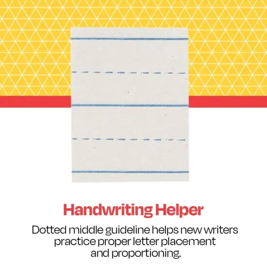 School Smart Storybook Paper, 7/8 Inch Rule, 18 x 12 Inches, 500 Sheets {5}