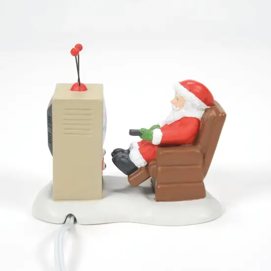 Department 56 Department 56 Lighted Santa At The Man Cave Christmas Figurine #6011405 Multi {4}