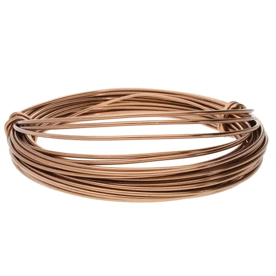 The Beadsmith 12-Gauge Anodized Aluminum Wire for Jewelry Making, Metal Wire for Wrapping Light Copper {2}