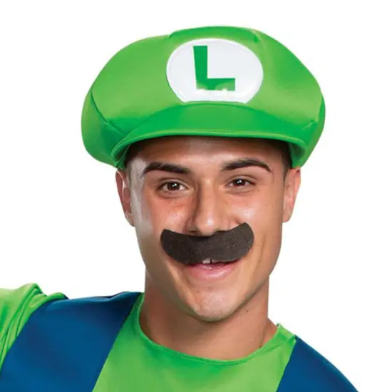 Super Mario Bros. Luigi Classic Adult Costume {4}