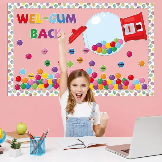 Gumball Bulletin Board Classroom Decorations {4}
