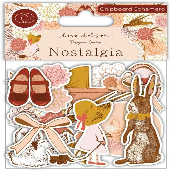 Craft Consortium Chipboard Ephemera-Nostalgia {1}