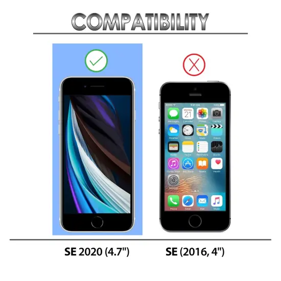 Translucent Matte Case For iPhone SE 2020 (2nd Gen), Semi-Transparent Smooth Touch Soft TPU Thin Cover Green, by Insten {4}