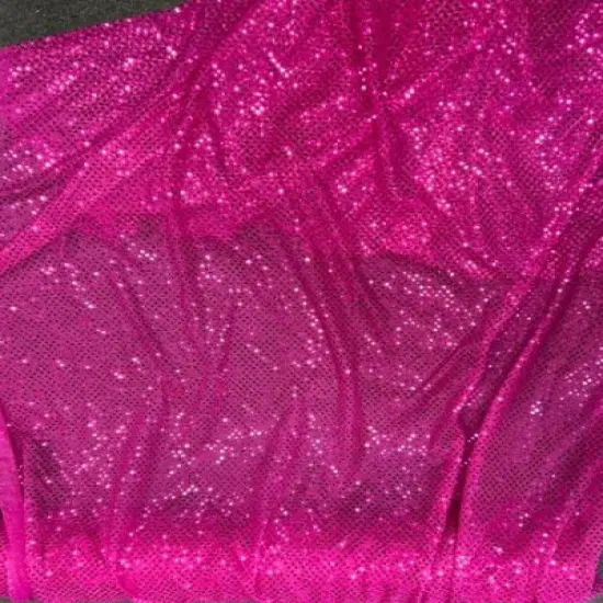 1 Yard Small Dot Confetti Sequin Fabric for Apparel Costumes and Decor 45 Inches Wide Black {4}