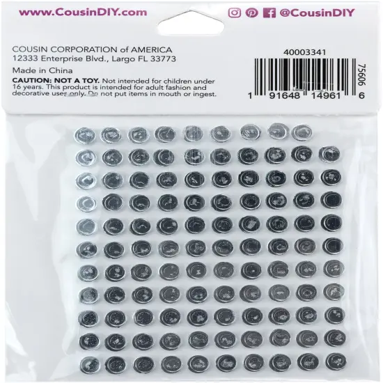 CousinDIY Acrylic Adhesive Gems 6mm {3}