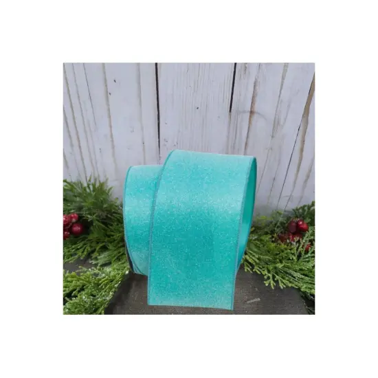 4" Sugar Candy Ribbon: Teal (10 Yards) {2}