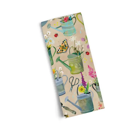 Watering Cans Cotton Tea Towel {4}