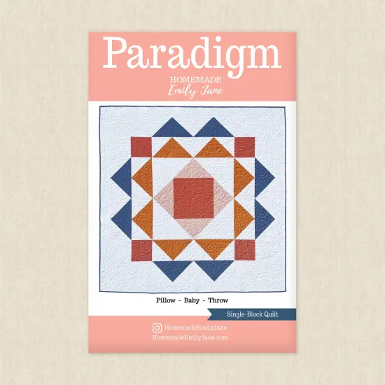 Paradigm Quilt (hej 105) | Homemade Emily Jane | Sewing Pattern {1}