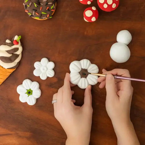 White Air Dry Foam Clay for Kids - 3.3 Pounds Soft Bulk Modeling Clay with Carrying Case & Airtight Zip-Seal Bags - Perfect for Arts & Crafts, Molding, Slime, Cosplay Armor | No-Mess, Non-Stick {4}