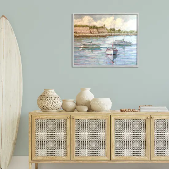 Stupell Industries Clear Day on the Matanzas Framed Giclee By Linda Sperruzzi {2}