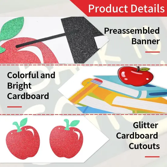 Welcome Back to School Banner Decorations {2}