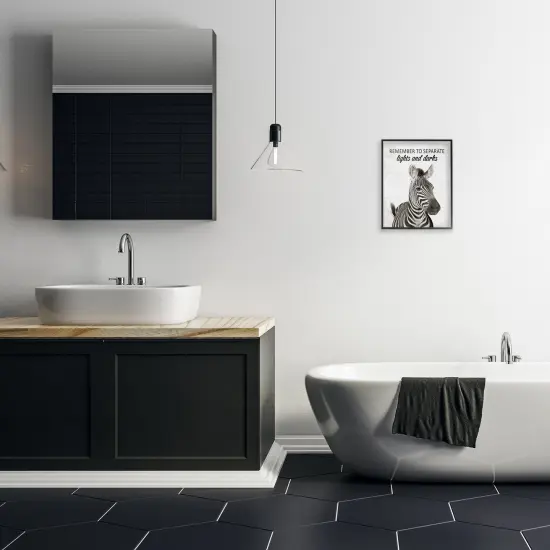 Stupell Industries Remember To Separate Laundry Framed Giclee Design by Lettered and Lined {2}