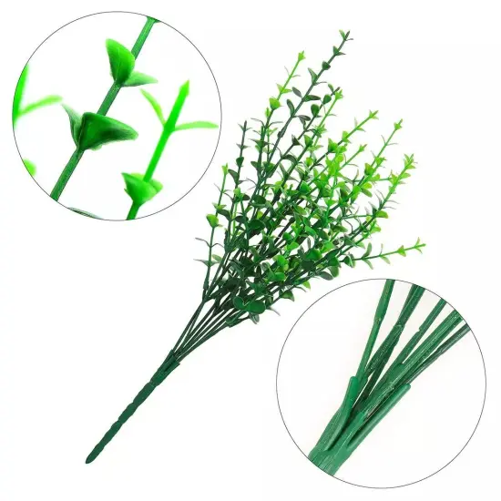 Artificial Eucalyptus Stems Plants Greenery Decor Leaves {5}