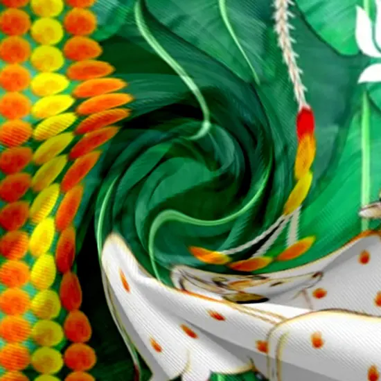 Ganesh and Cow Backdrop 5x8 Feet Indian Traditional Cloth Backdrop Pooja Wall Decor Indian Wall Art Photo Decor Banner Indian Ganesh Pooja Decor Decorative Pooja Cloth {2}