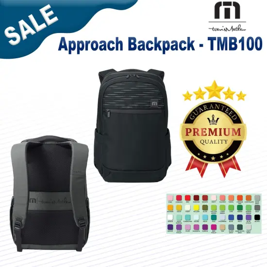 TravisMathew&reg; Approach Backpack Black {2}