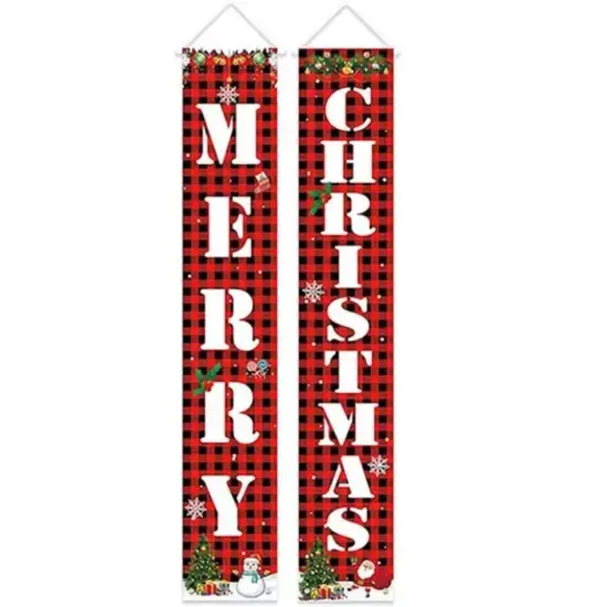 Kitcheniva Christmas Nutcracker Door Banners Porch Sign Decor {1}