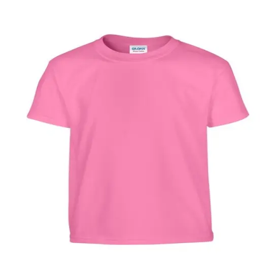 Gildan&reg; Youth Heavy Cotton Short Sleeve Crew Neck T-Shirt AZALEA {1}