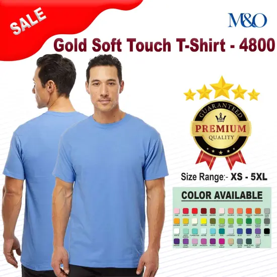 M&O&reg; Gold Soft Touch Short Sleeve Crewneck T-Shirt Light pink {2}