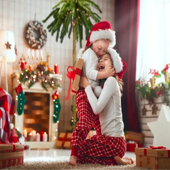 Tree Buddees 7 Foot Tall Prelit Palm Tree Christmas Tree with Sand Colored Skirt & 100 White LED Lights {6}