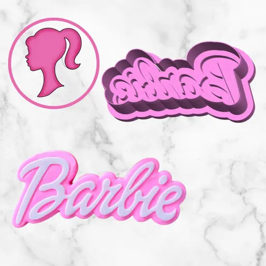 Doll Name Cookie Cutter & Stamp Debosser #1 {1}