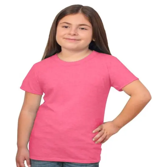 Bayside&reg; Youth Princess T-Shirt GREEN APPLE HTHR {6}