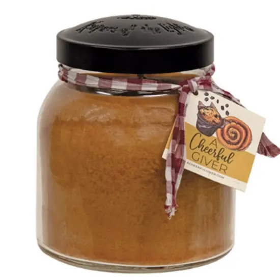 Oatmeal Maple Cookie Jar Candle with Sweet Maple Syrup and Cinnamon Scent {1}