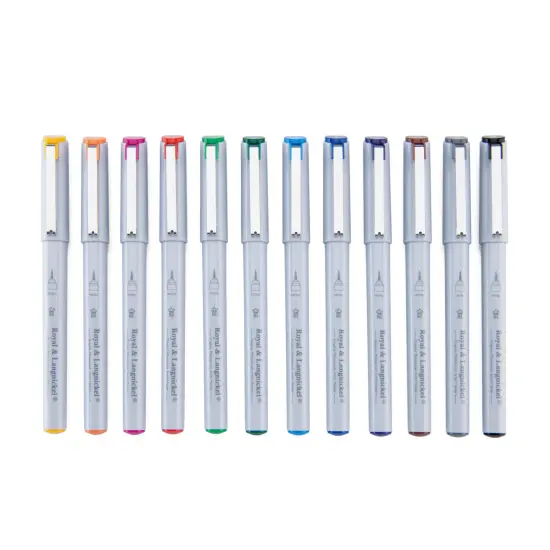 MARK-2301 | 12pc Graphic Microbrush Artist Markers {2}