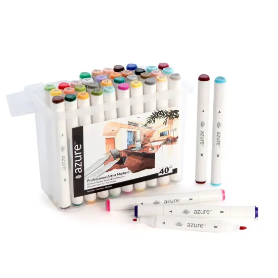 RM-BAS40 | Azure&trade; 40pc Color Marker Set {2}