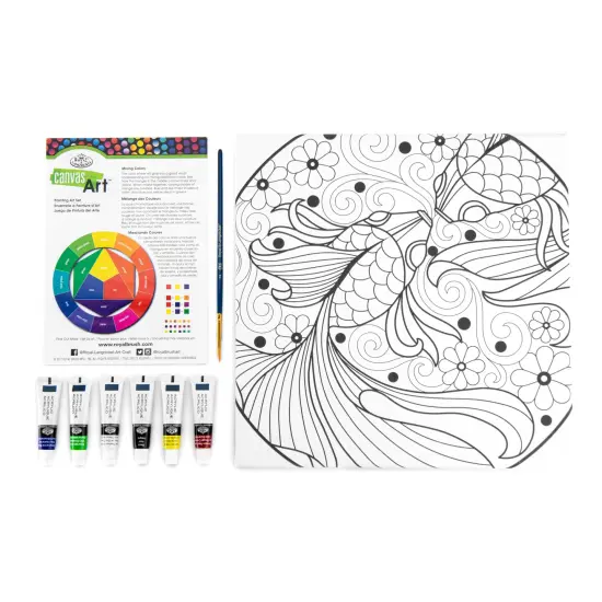RTN-258 | Canvas Art&trade; Painting Art Set - 9pc {3}