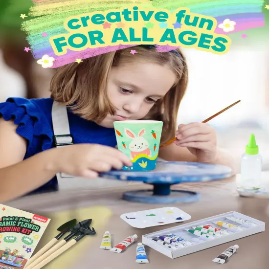 Kids Gardening Set Paint and Plant {5}