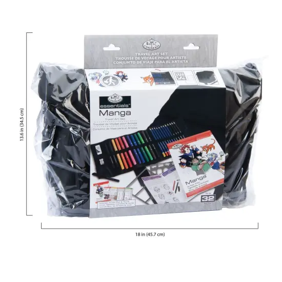 FA-102 | Essentials&trade; 32pc Manga Drawing & Sketching Travel Art Set {4}