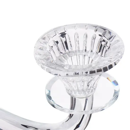 Crystal Candelabra 5 Arms with Crushed Inner Gemstones {4}